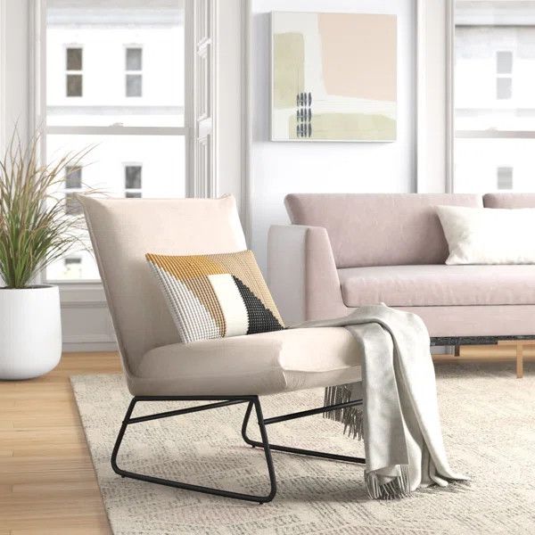 Antonio 28'' Wide Velvet Lounge Chair | Wayfair North America