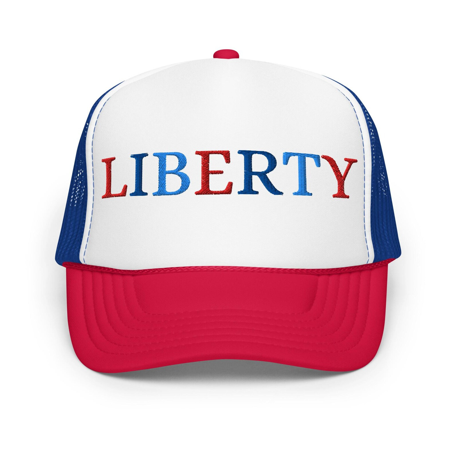 Liberty Trucker Hat – USA Patriotic Mesh Cap – Fourth of July Hat – Freedom Hat – America... | Etsy (US)