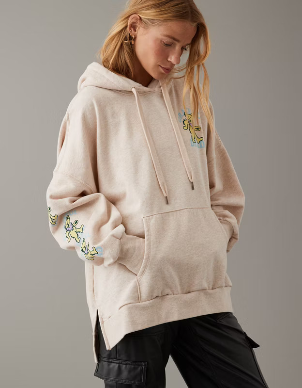 AE Grateful Dead Graphic Big Hug Hoodie | American Eagle Outfitters (US & CA)