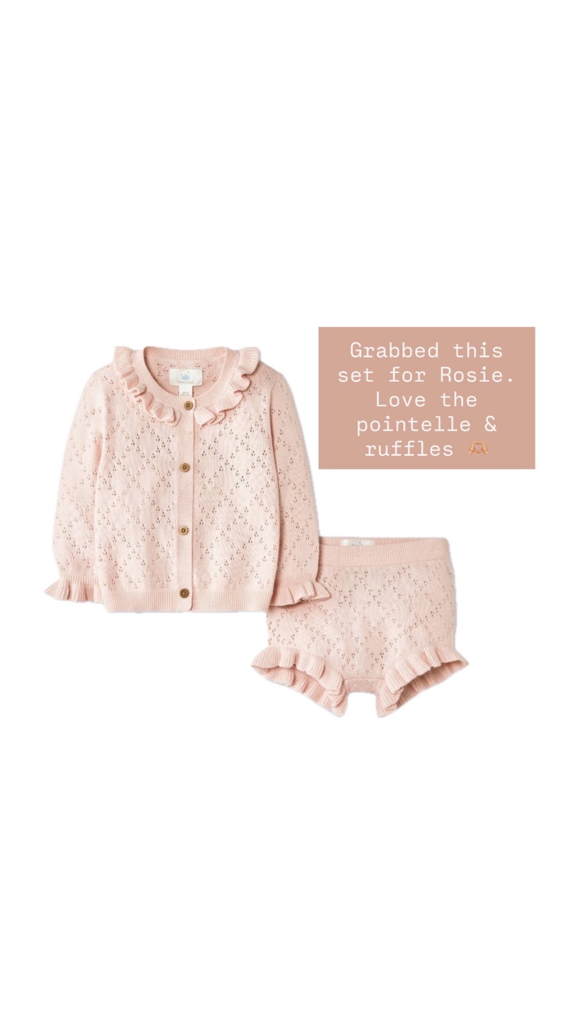 Can’t wait to see Rosie in this set! 💕

Loverly Grey, Target find, baby girl clothes 

#LTKBaby