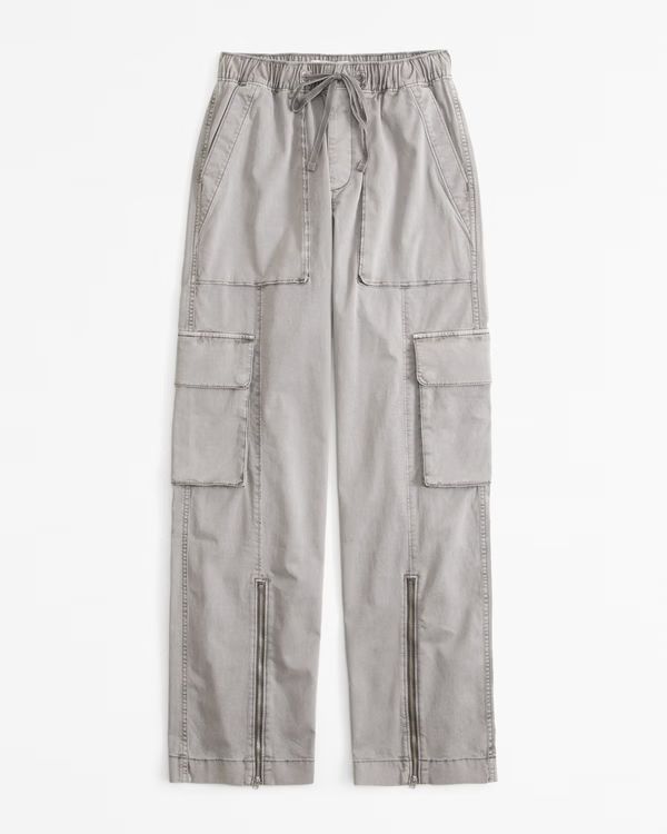 Women's Baggy Cargo Pull-On Pant | Women's New Arrivals | Abercrombie.com | Abercrombie & Fitch (US)