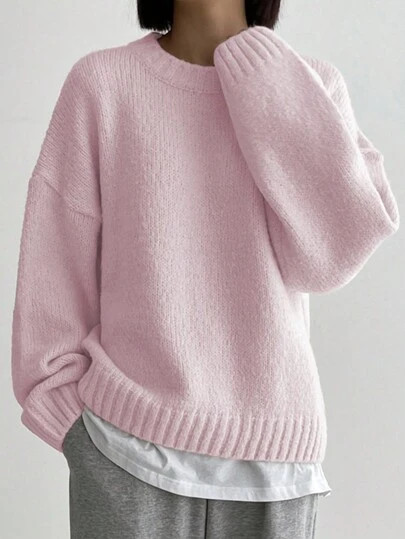 DAZY Solid Drop Shoulder Sweater Without Blouse SKU: sz2308097971747777









(1000+ Reviews)
... | SHEIN