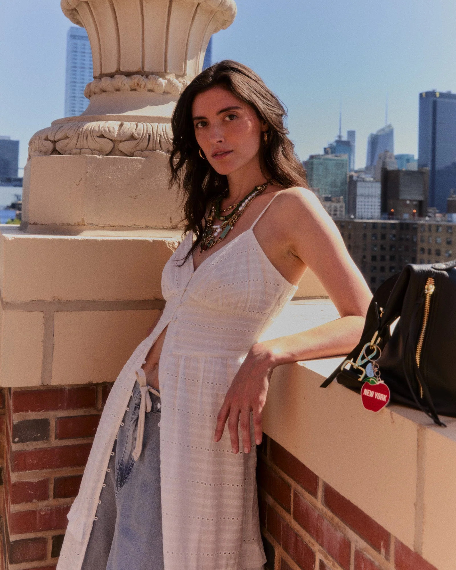 Superstition Tiered Maxi Dress - White | Belle and Bloom