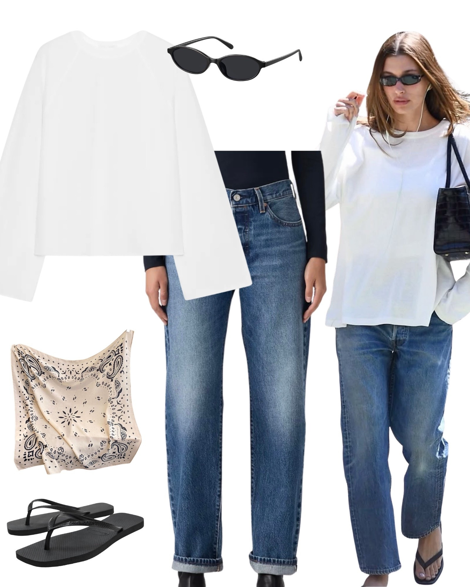 Easy long sleeve T + vintage feel Levi’s + sandal.

#LTKootd #LTKmomlife #LTKOver40
