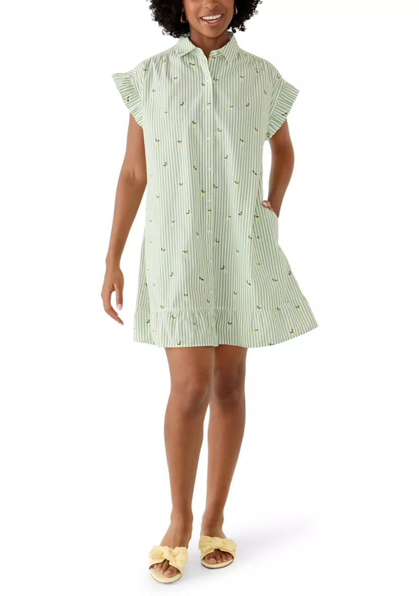 Women's Flutter Sleeve Print Mini Dress | Belk