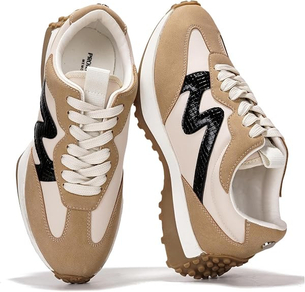 Trendy Lace Up Fashion Sneakers for Women - Lightweight Womens Shoes 2026 | Amazon (US)