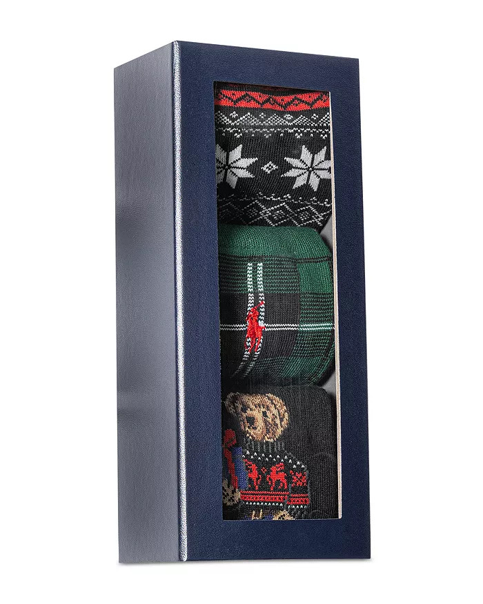 Assorted Holiday Socks 3 Pack Gift Box | Bloomingdale's (US)