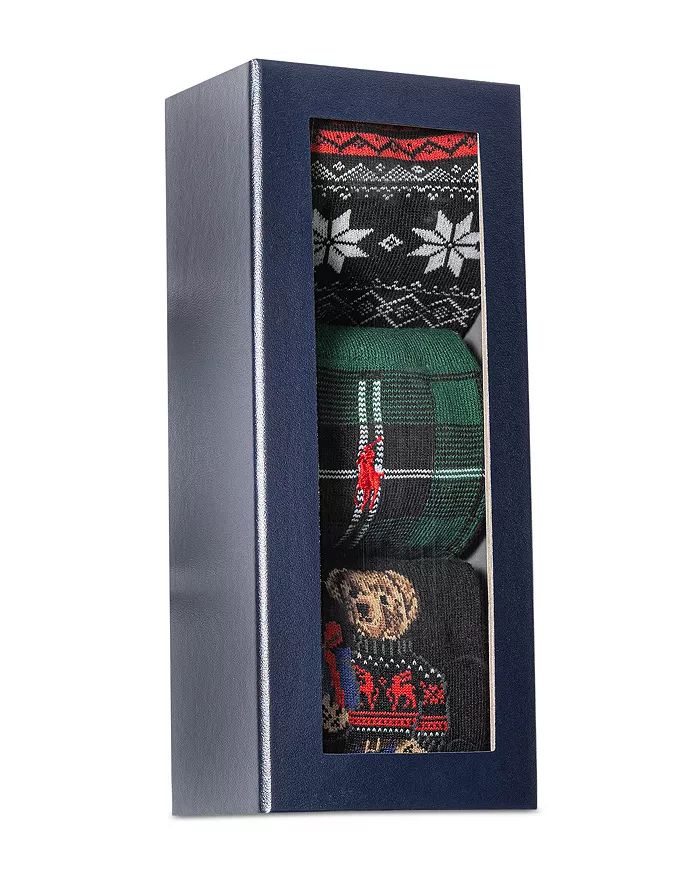 Assorted Holiday Socks 3 Pack Gift Box | Bloomingdale's (US)