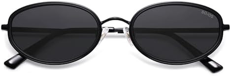 SOJOS Trendy Oval Polarized Sunglasses for Women Men, 80s 90s Chic Retro Vintage Sunnies SJ1248 | Amazon (US)