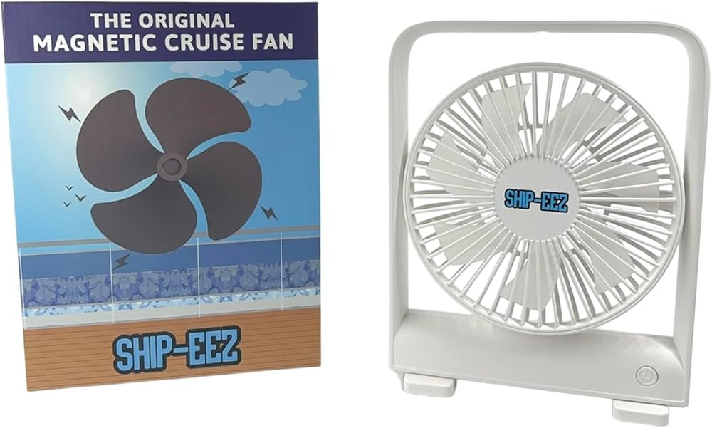 Ship-EEZ Cruise Ship Approved Fan, Magnetically Hangs from Stateroom Ceilings and Walls, The Orig... | Amazon (US)