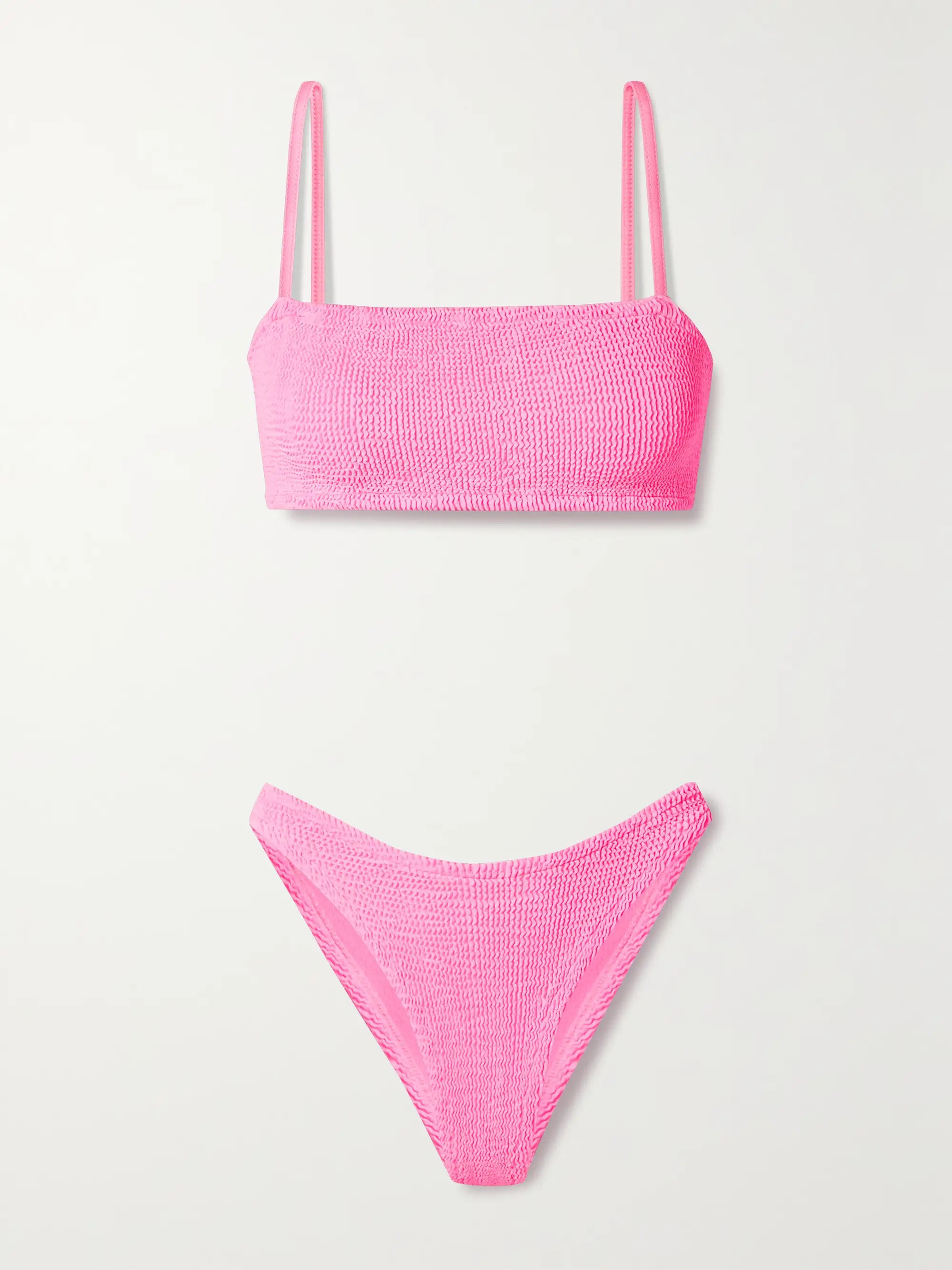 + NET SUSTAIN Gigi seersucker bikini | NET-A-PORTER (UK & EU)