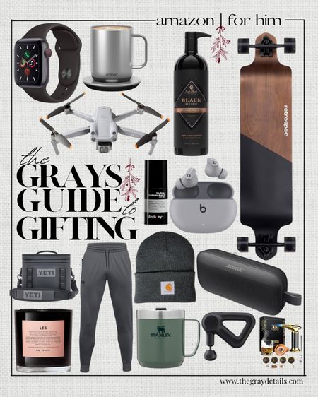 Amazon gift guide for him 

Drone, bike, smartwatch, sweat pants, candle, headphones 

#LTKSeasonal #LTKGiftGuide #LTKCyberWeek