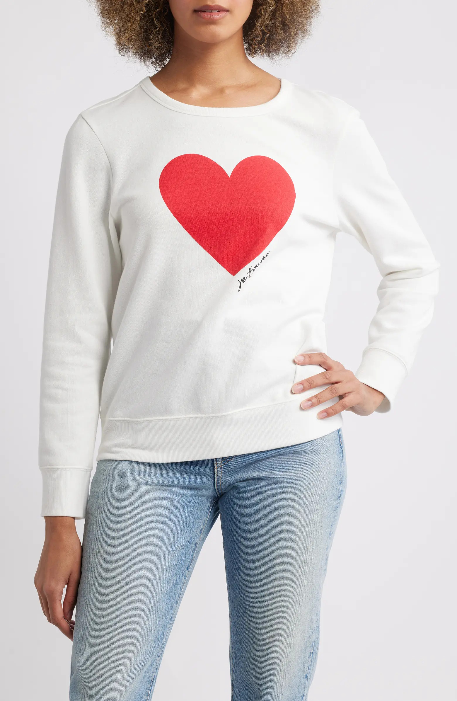 Heart Graphic Sweatshirt | Nordstrom
