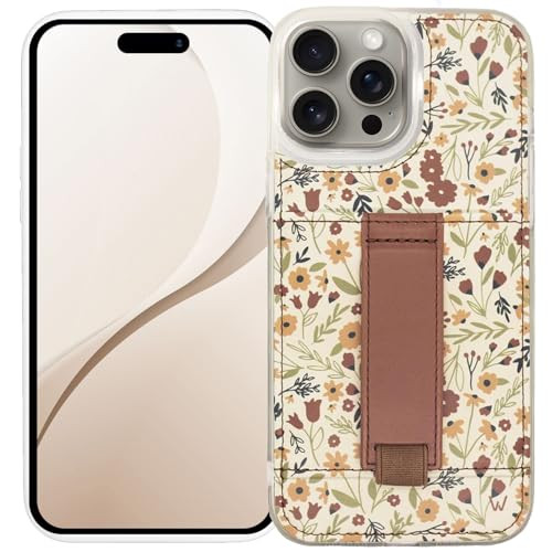 Walli Cases Wallet Phone Case for iPhone 15 Pro Max, Card Holder Kickstand | Amazon (US)