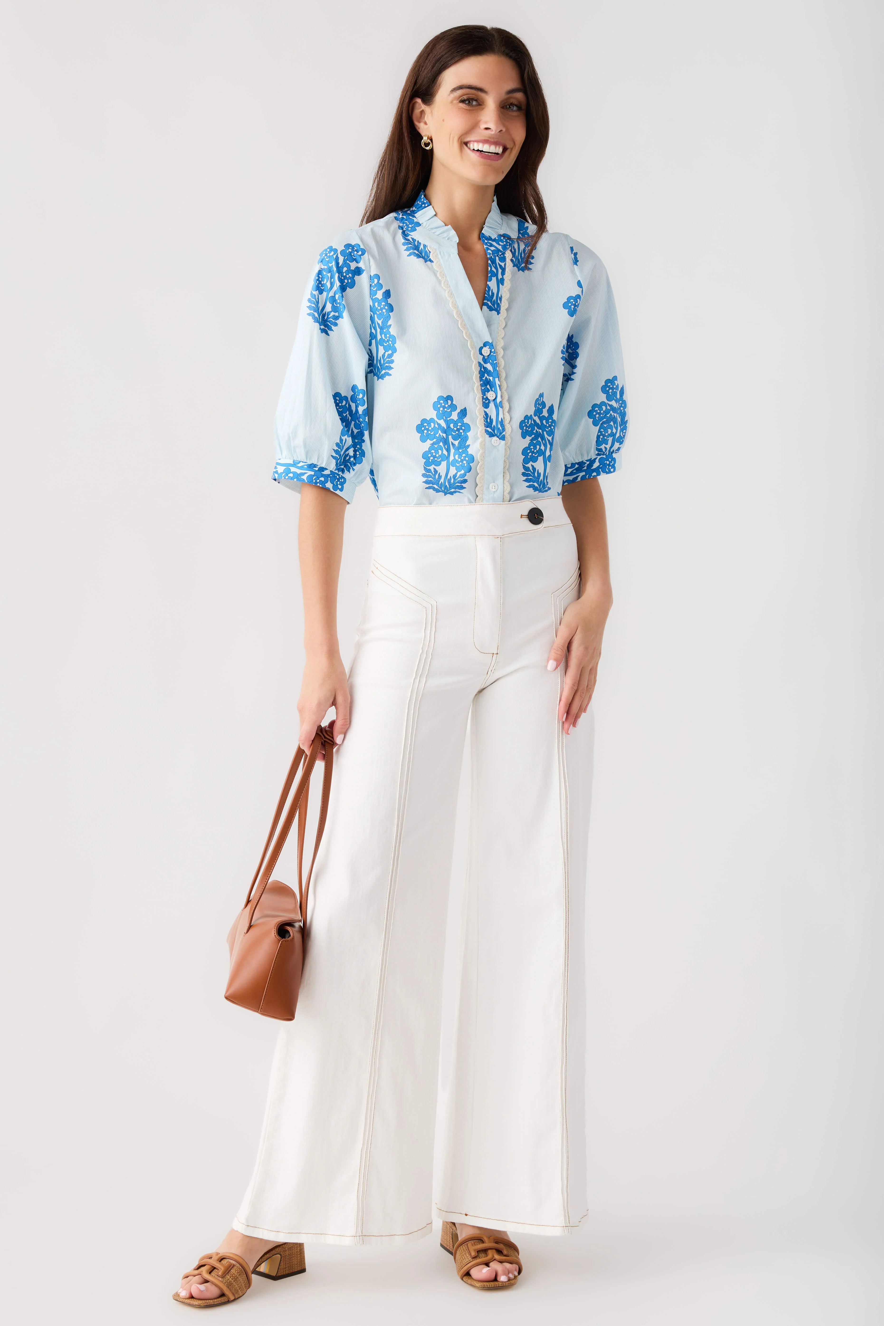 THML Floral Cotton Top | Social Threads