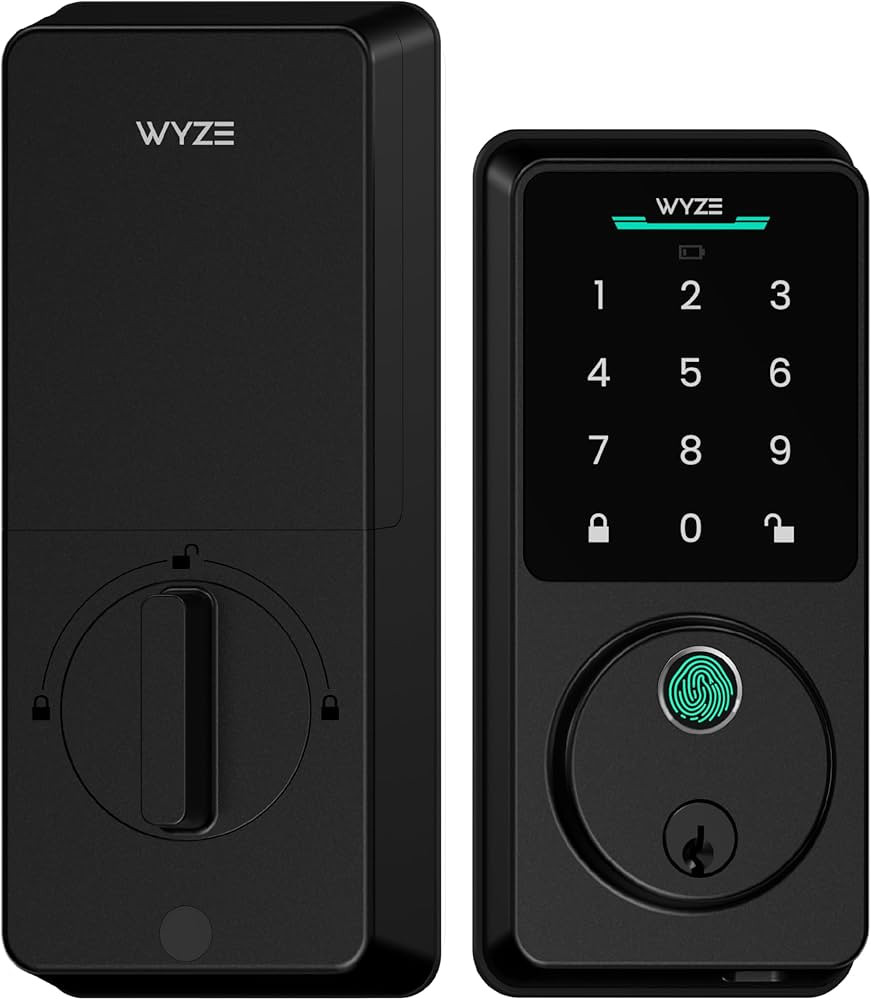 Wyze Auto-Lock Bolt v2, Fingerprint Keyless Entry Smart Lock, AI Learning Scanner with Wi-Fi Fron... | Amazon (US)