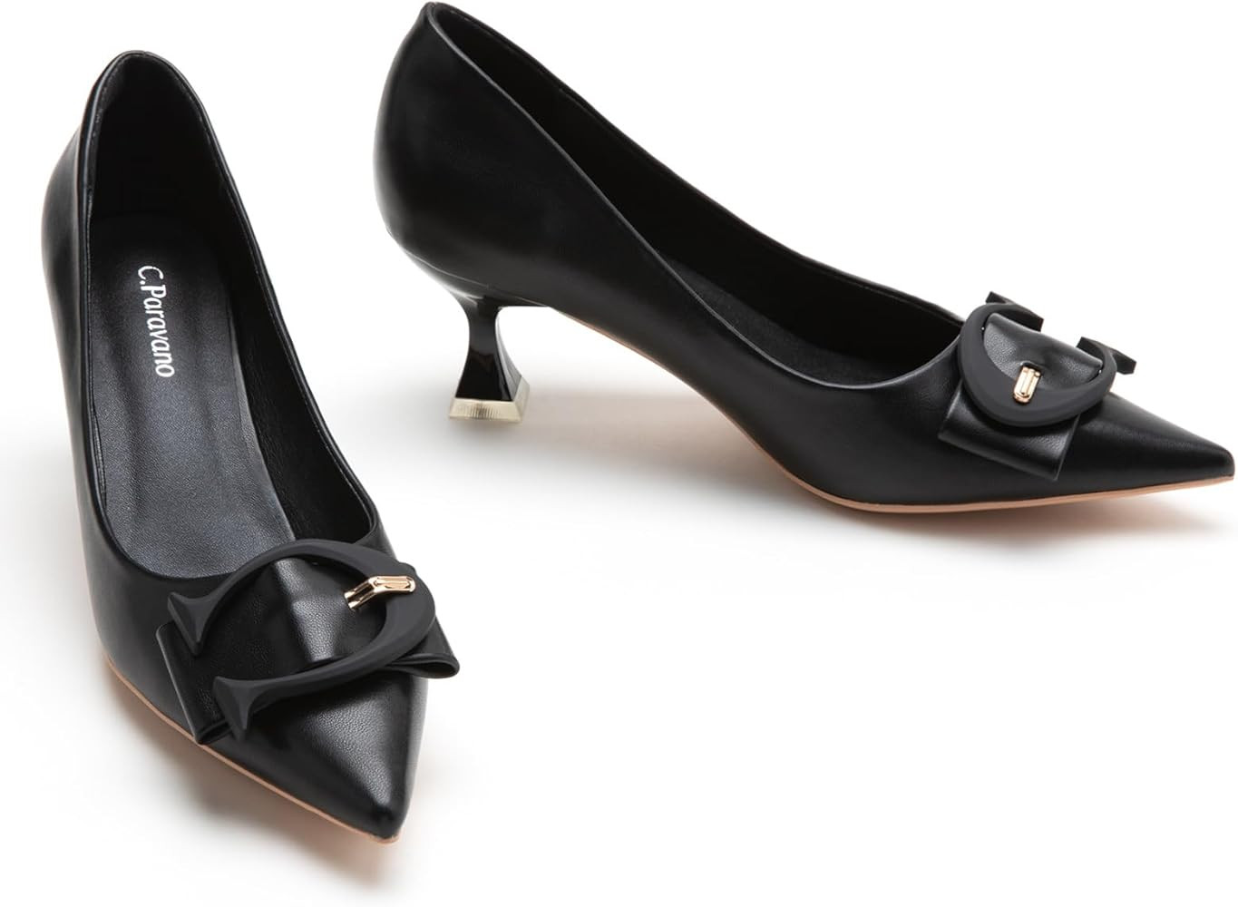 Women's Pumps I Low Heel for Women I Womens Designer Pumps I Kitten Heels for Women I Womens Shor... | Amazon (US)