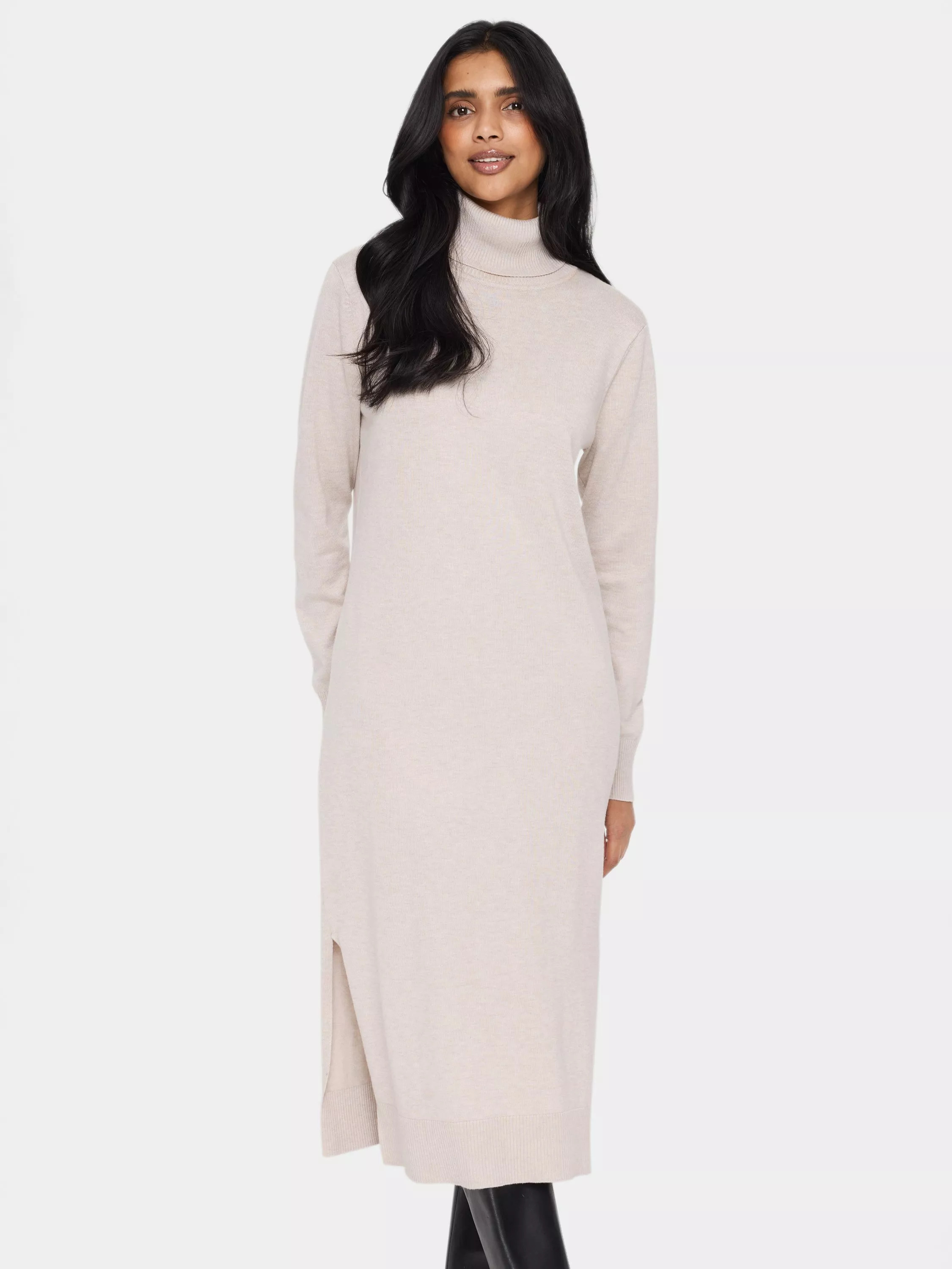Saint TropezMila Roll Neck Midi Jumper Dress | John Lewis (UK)