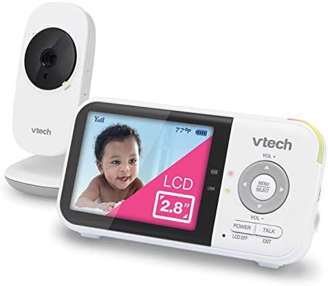 VTech VM819 Video Baby Monitor with 19Hour Battery Life 1000ft Long Range Auto Night Vision 2.8” Scr | Amazon (US)