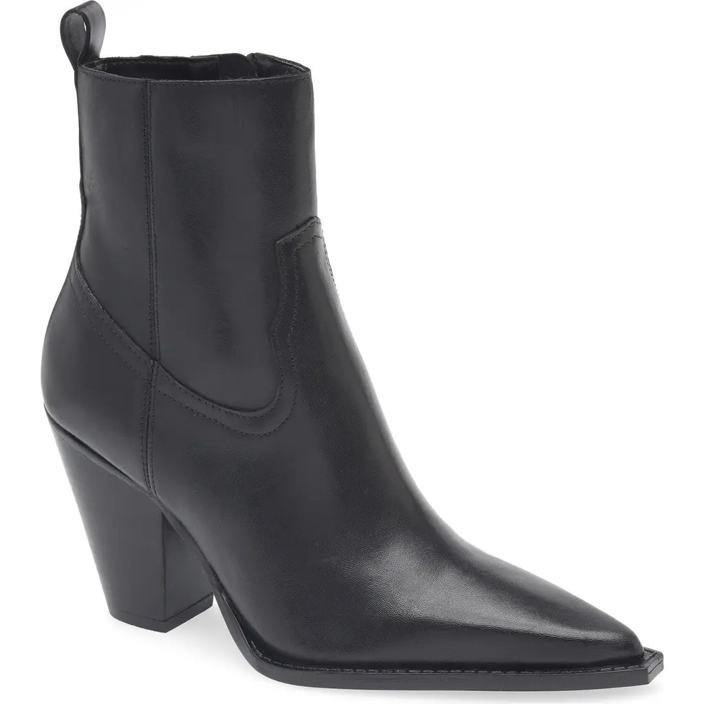 MANGO Pointed Toe Bootie in Black at Nordstrom, Size 10Us | Nordstrom