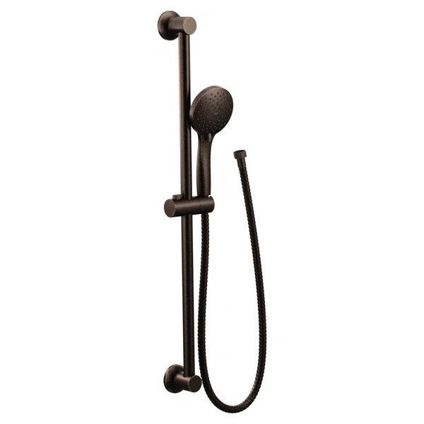 Moen Eco-Performance 5-Function Handheld Shower with 30-Inch Slide Bar and 69-Inch Hose | Wayfair North America