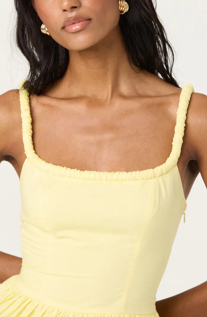 Bubble Peplum Cotton Camisole | Nordstrom