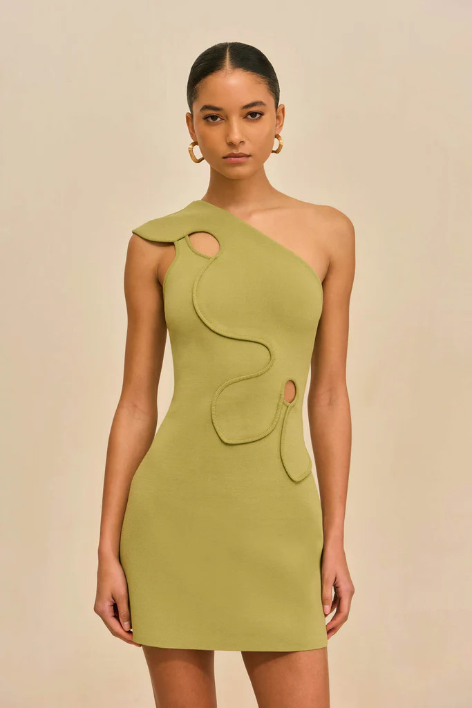 LABELLA KNIT DRESS - PASTURE | Cult Gaia - US