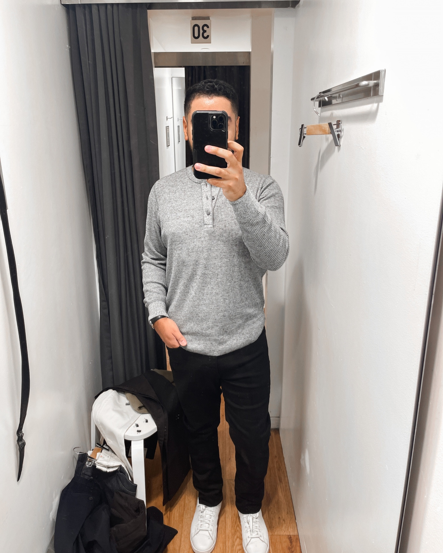 Mens fashion outfit. Long sleeve t- shirt size runs large (I sized down to a S for a fitted look). Jeans are 34x32. Sneakers are size 10 TTS  

#mensfashion #mens #menswear 

#LTKSeasonal #LTKunder100 #LTKmens