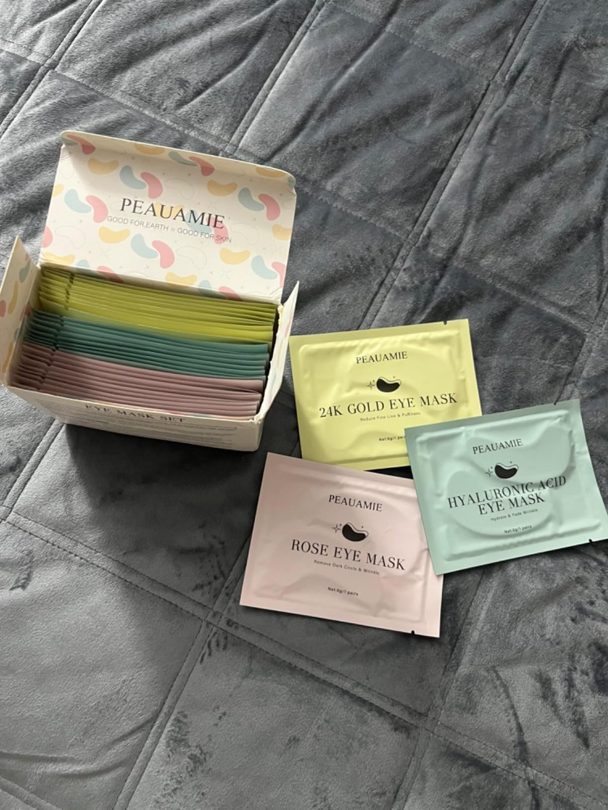 Under Eye Patches Gold and Hyaluronic Acid for puffy eyes,Rose Eye Masks for Dark Circles and Puf... | Amazon (US)