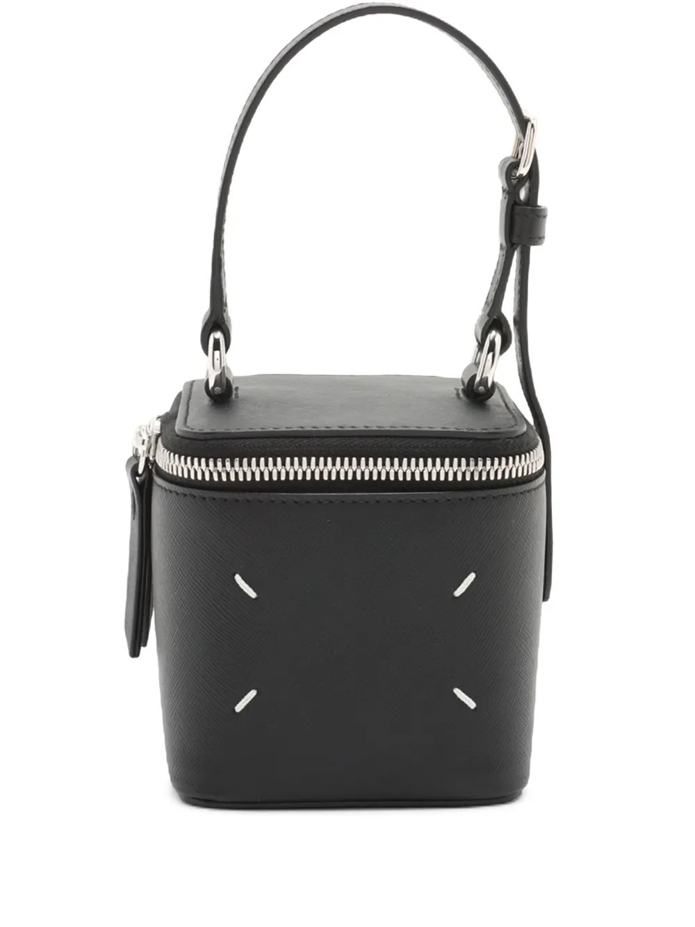 Maison Martin Margiela Pre-Owned 2000-2026 Mini Leather Box Bag vanity bag - Black | Farfetch Global