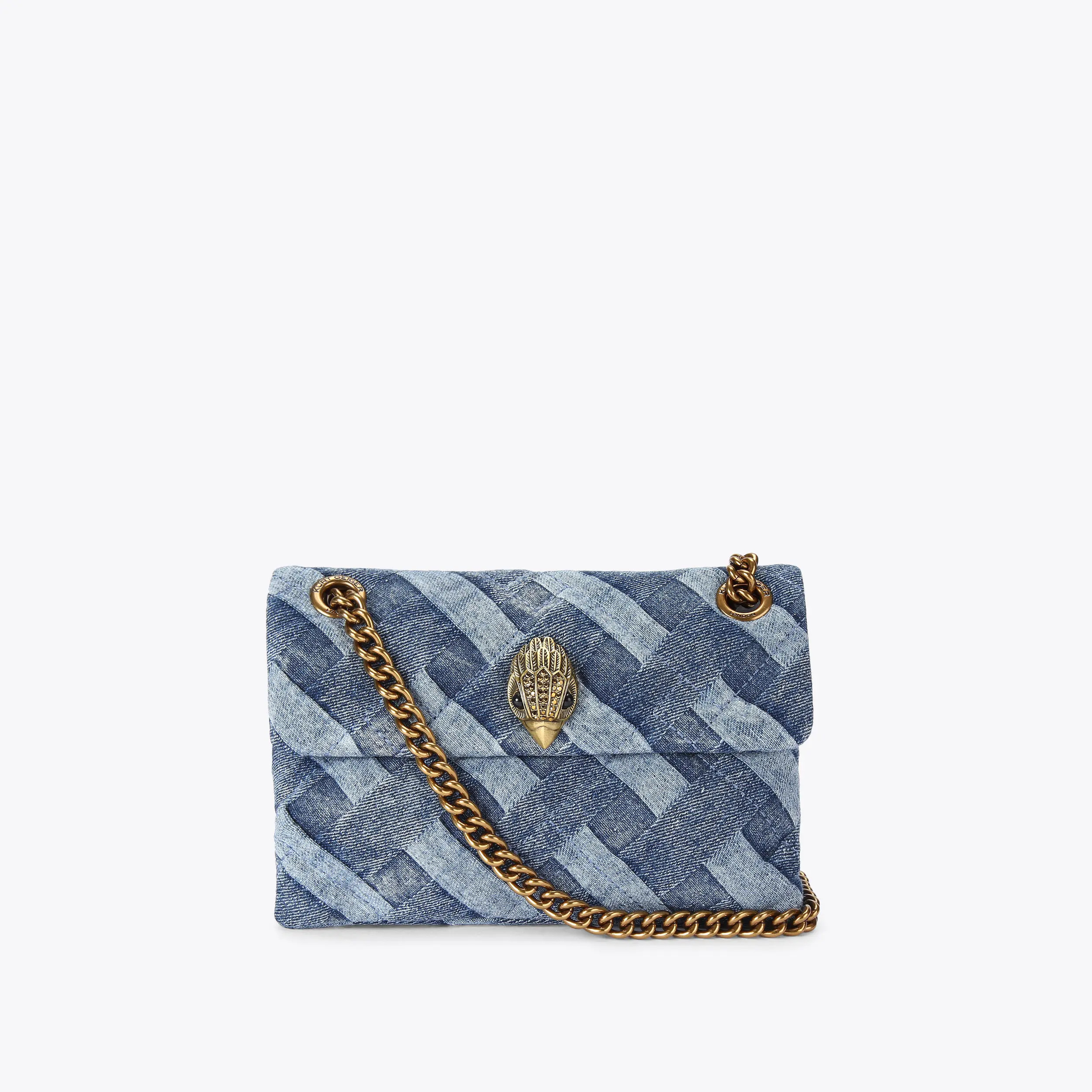 mini denim kensington bag | Kurt Geiger UK