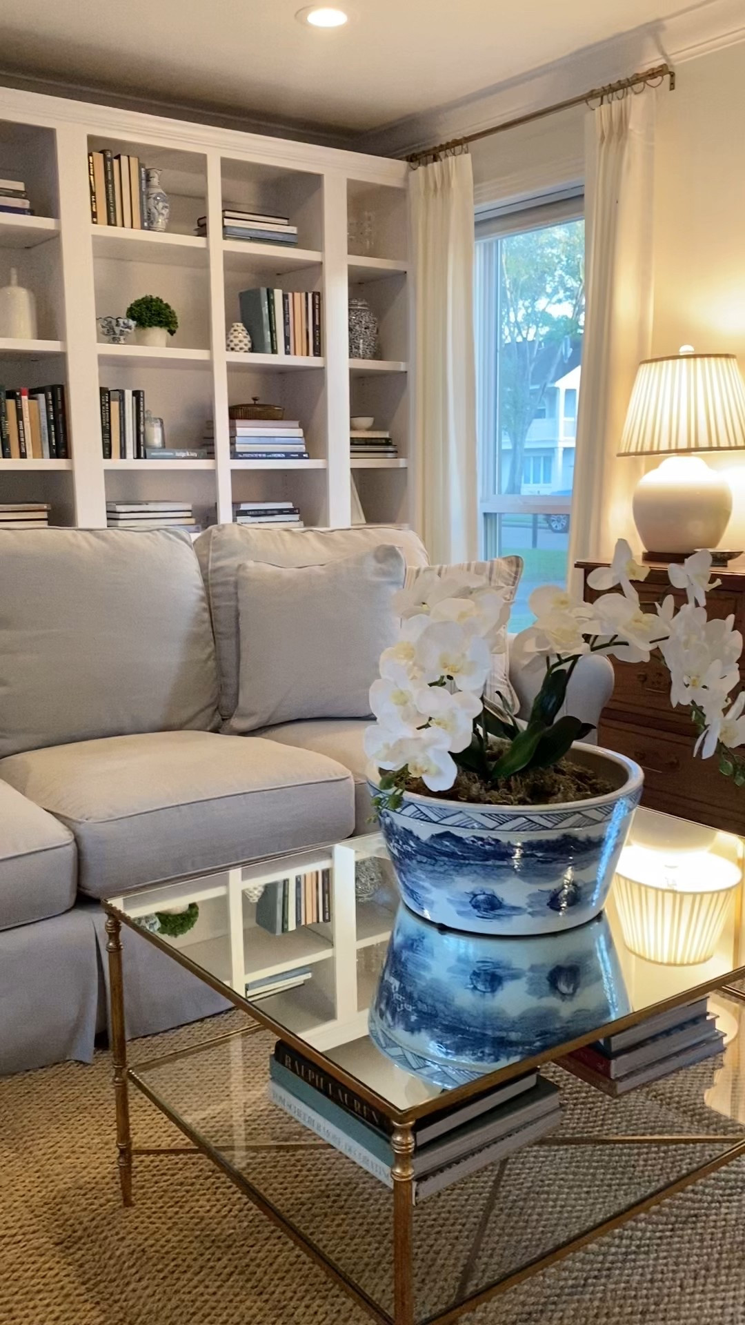 Sofa and coffee table details 

Sofa is in the fabric, linen French Blue

#LTKHome #LTKStyleTip