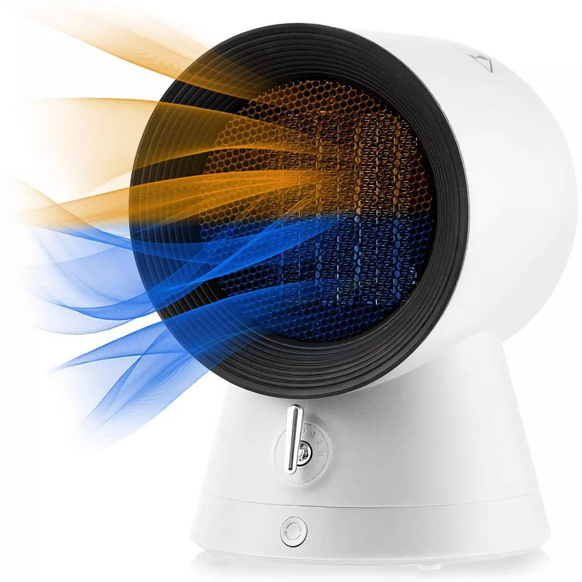 COSTWAY 1500W Portable Space Heater Electric Desktop Heating Fan PTC Ceramic RedWhite | Target