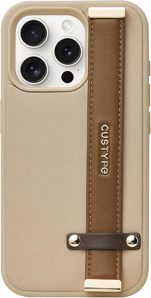CUSTYPE Compatible with iPhone 14 Pro Max Case with Adjustable Wristband Strap Kickstand,Finger G... | Amazon (US)