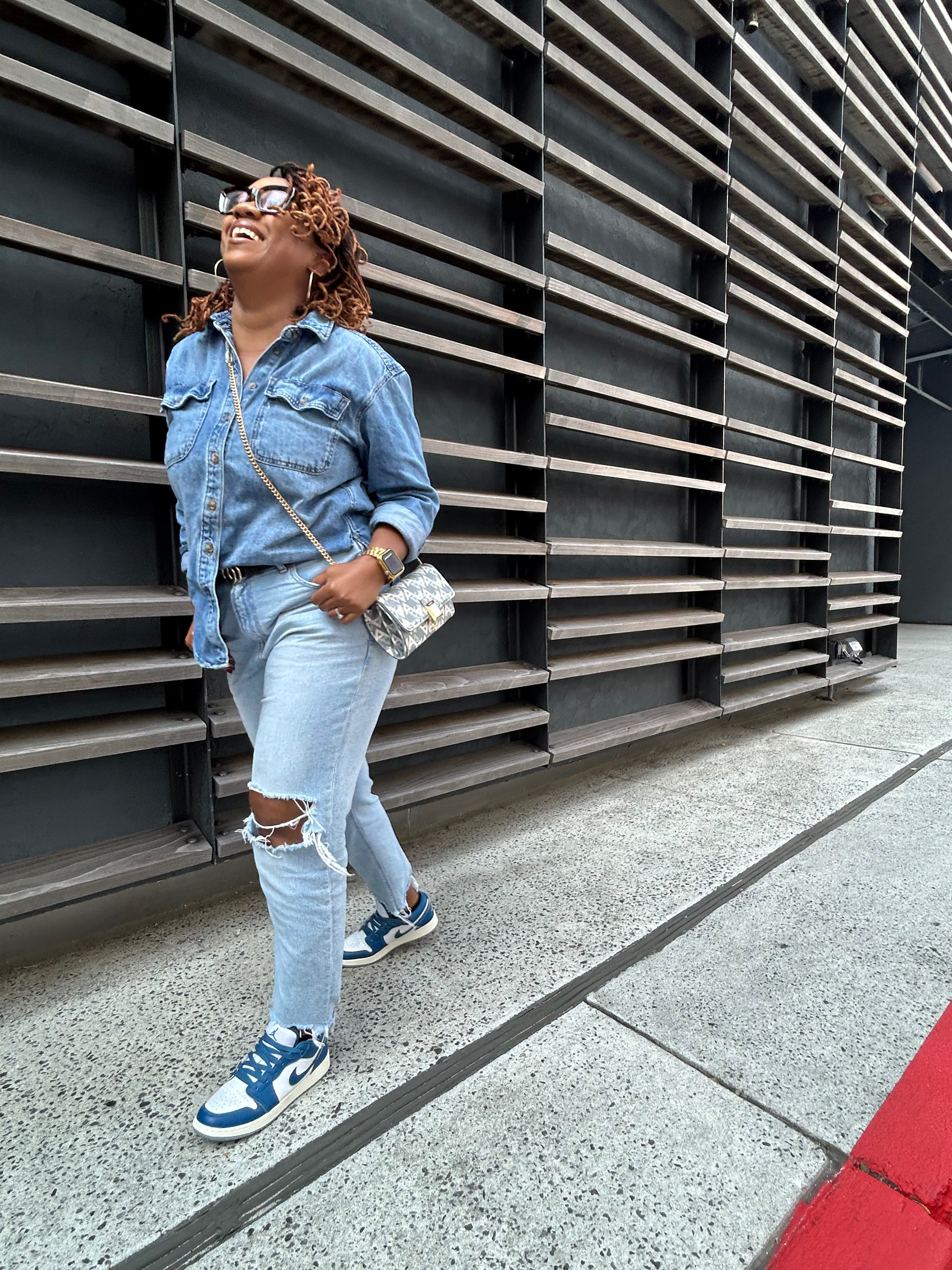 Denim on denim 🦋

5'5
170lbs
Size M/L
Shoe Size: 6 (big kids) ; 7.5 (women) 

 #LTKMidsize #LTKStyleTip #LTKShoeCrush