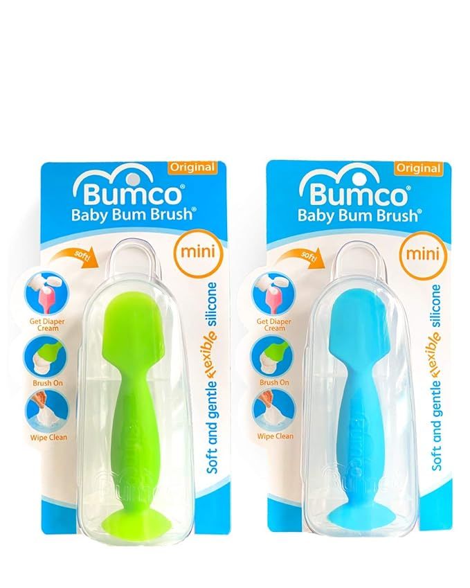 Bumco 2-Pack Diaper Cream Spatula (Mini) - BPA-free Butt Paste Diaper Cream Applicator, Soft & Fl... | Amazon (US)