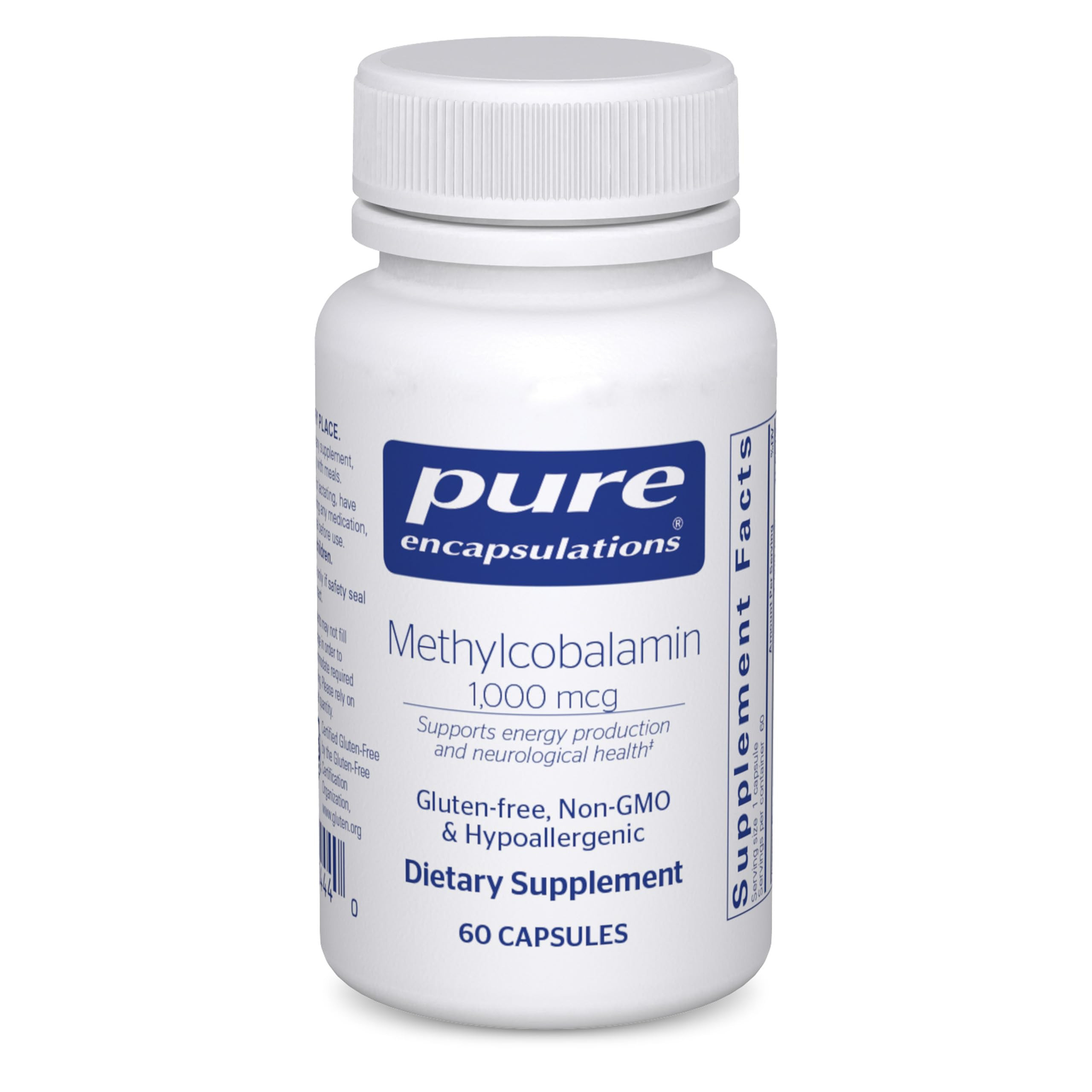 Pure Encapsulations Methylcobalamin 1,000 mcg - Vitamin B12 Supplement to Support Memory & Nerve Health - Premium Vitamin B12 Capsules - 60 Capsules | Amazon (US)