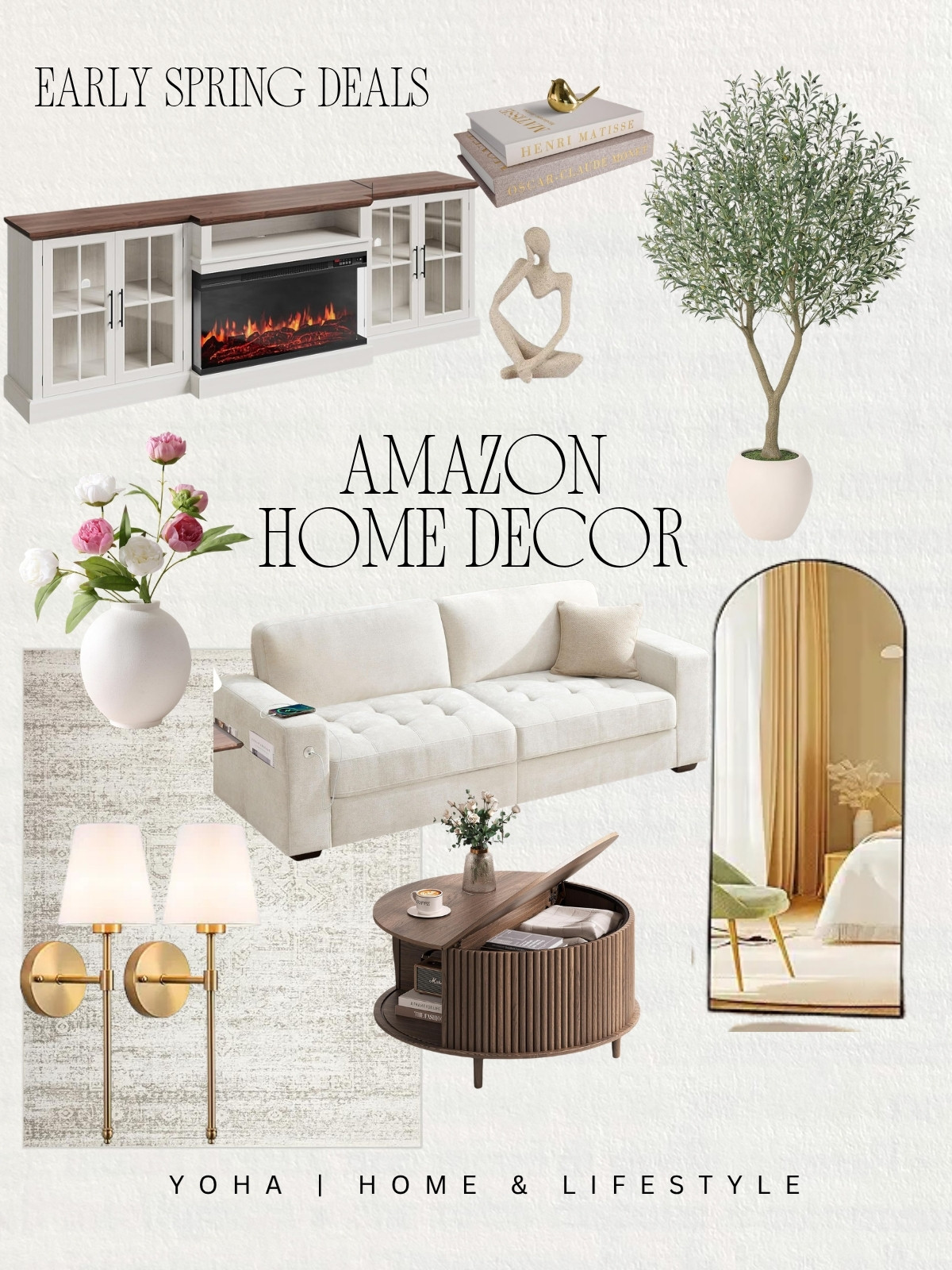 Spruce up your living room with these cozy finds from Amazon! From chic vases to comfy sofas, these items will refresh your space. Everything linked below for you! 🫶 

 #LTKHome #LTKSaleAlert