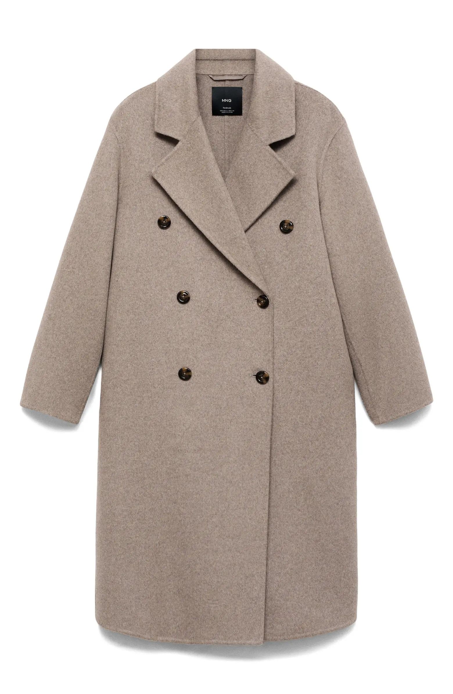 Oversize Double-Breasted Wool Blend Coat | Nordstrom