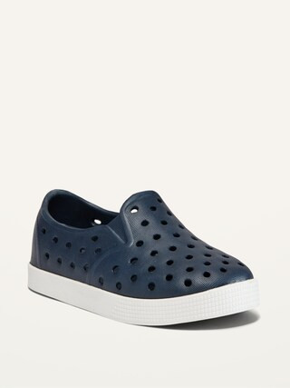 Perforated Vinyl Slip-On Sneakers for Toddler & Baby | Old Navy (US)
