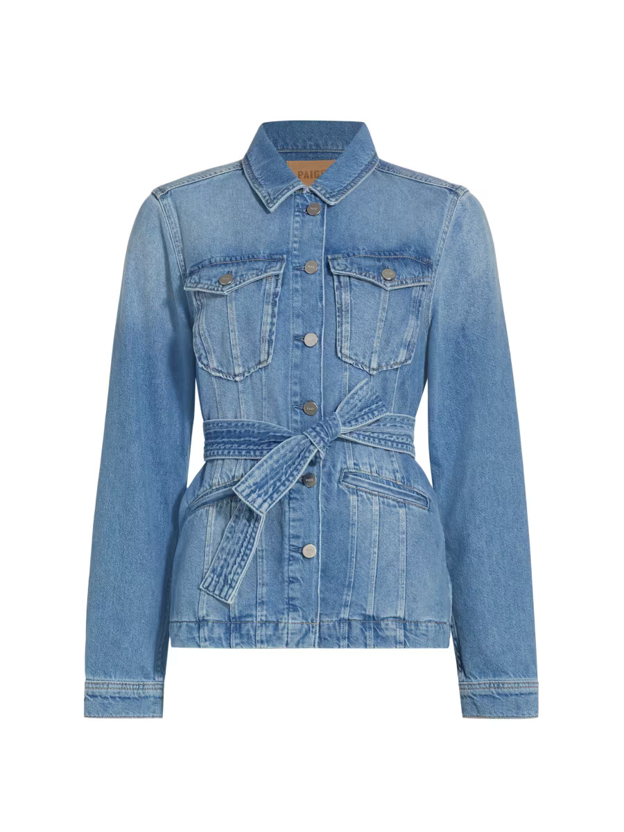 Pacey Belted Denim Jacket | Saks Fifth Avenue