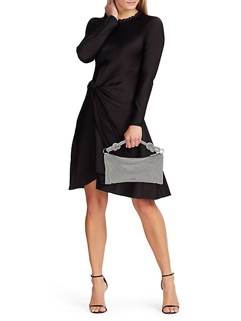 Nano Hera Rhinestone Mesh Shoulder Bag | Saks Fifth Avenue