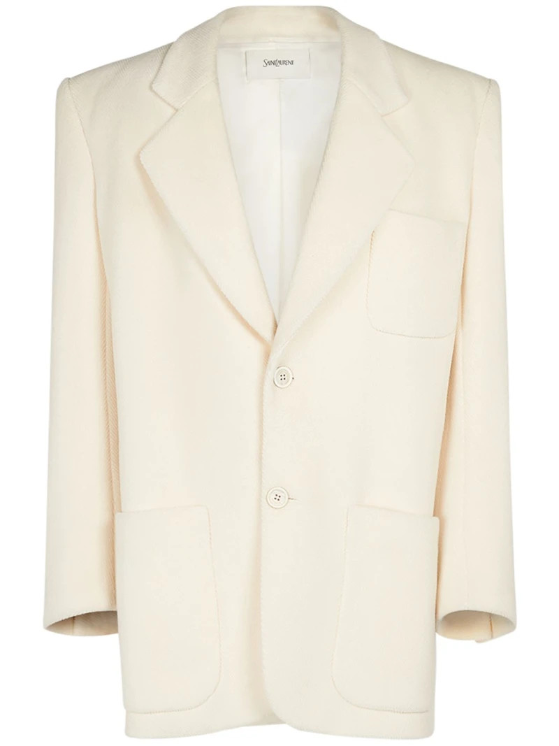 Wool jacket - Saint Laurent - Women | Luisaviaroma | Luisaviaroma