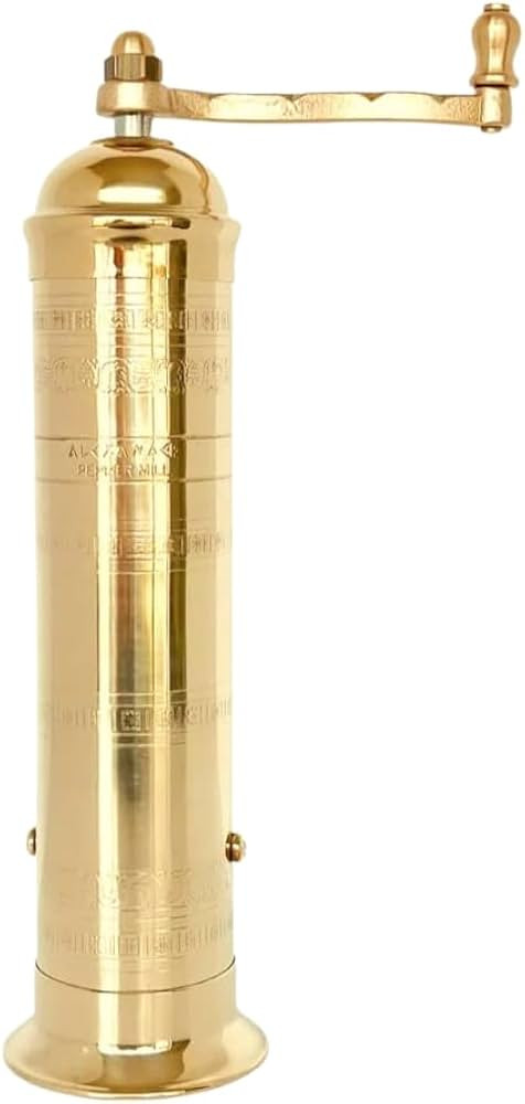 Alexander Home The Original Greek Pepper Mill 10 Inch Tall | European Pepper Mill Grinder with Cr... | Amazon (US)