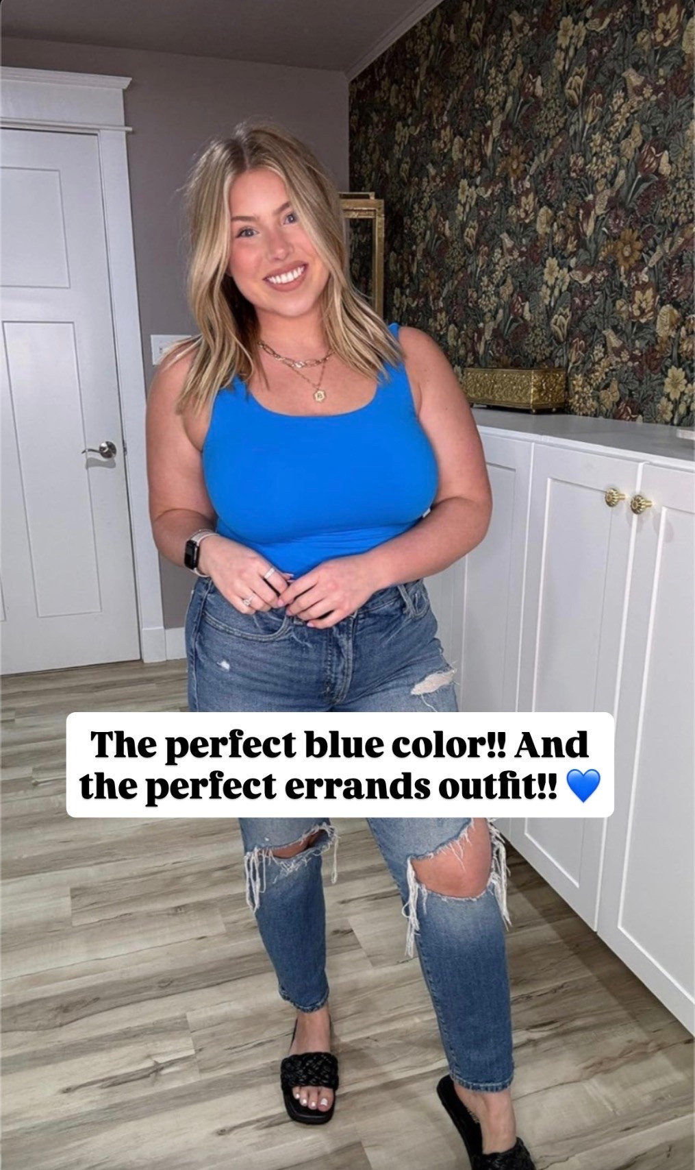 The perfect blue color!! And the perfect errands outfit!! 💙

#LTKmomlife #LTKootd #LTKSaleAlert