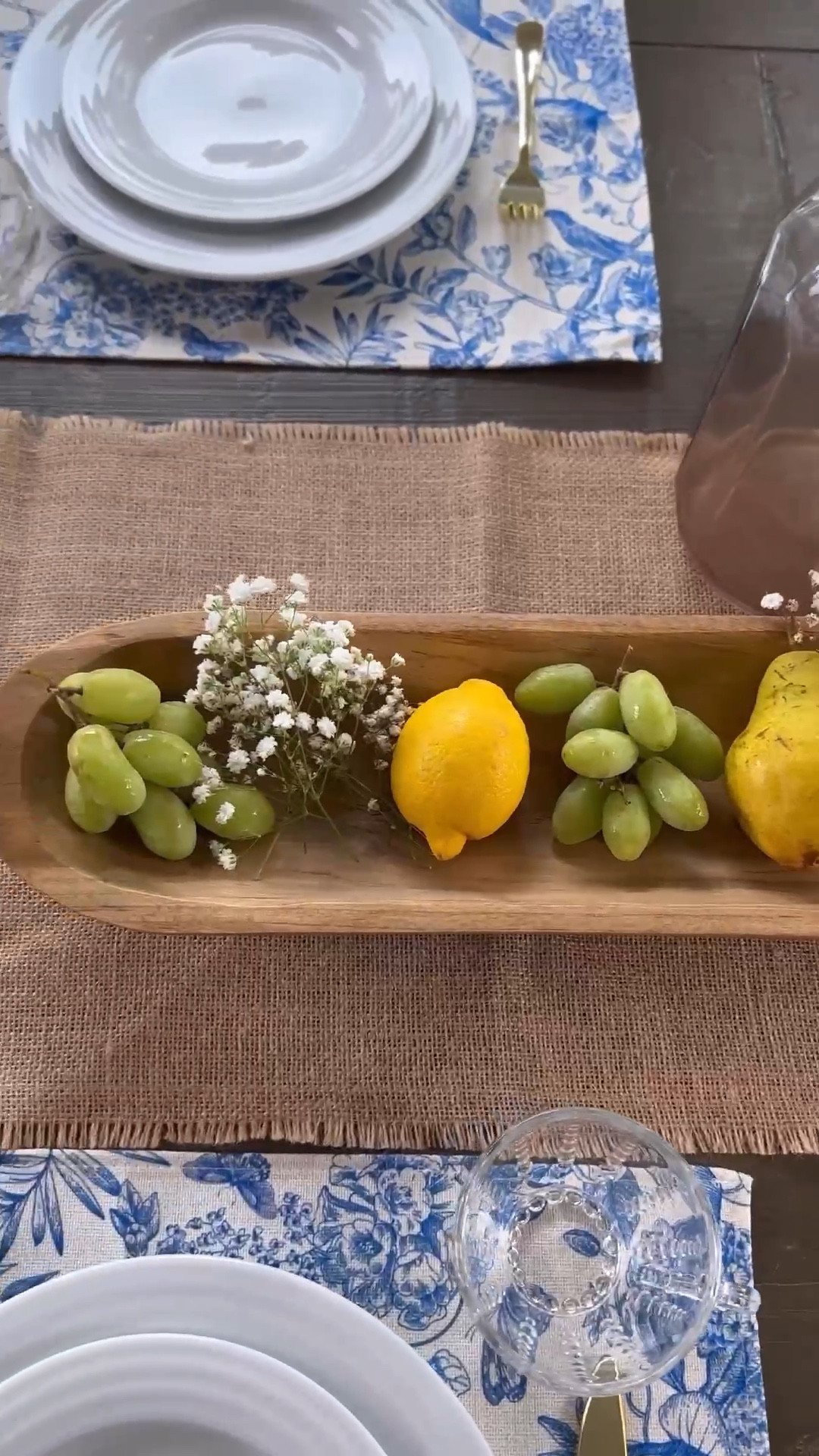 DECORATE with ME 🍋🍐

I hosted a birthday brunch and the theme was inspired by the french countryside, which I am lovinggg the look of right now

super simple but so pretty tablescape that included some fresh fruit (you can easily use fake if you have that) and some baby's breath - it gave the perfect added touch to the theme and it was super easy to put together 🤍

#kitchendecorideas #tabledecor #tablestyling #frenchcountryside #decoratewithme

#LTKVideo #LTKhome #LTKstyletip