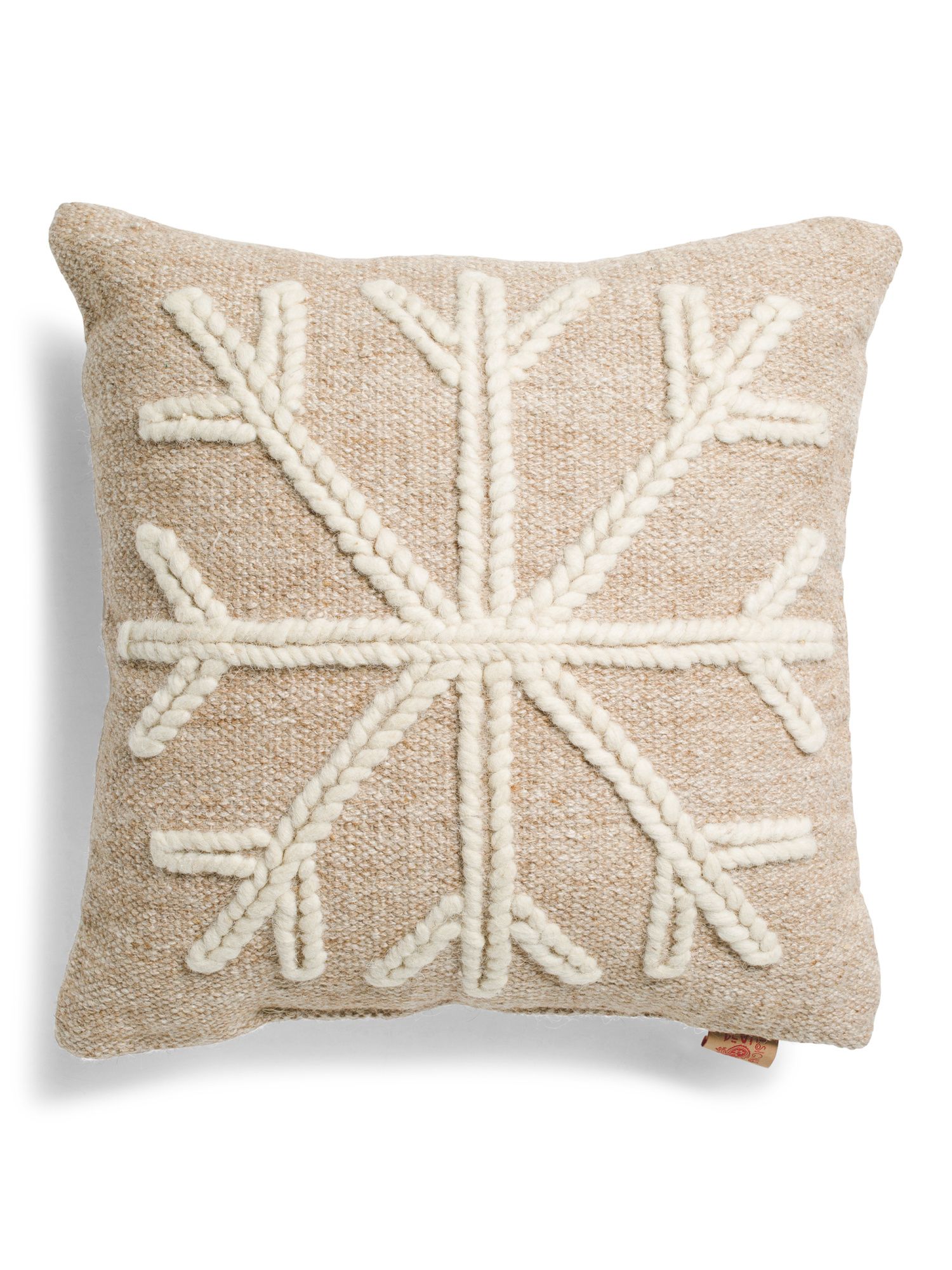 18x18 Icelandic Flake Wool Pillow | TJ Maxx