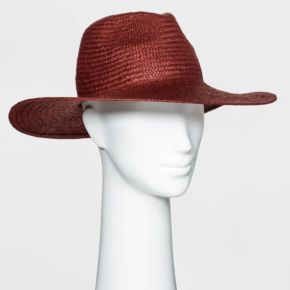 Women's Straw Rancher Hat - Universal Thread - Brown | Target