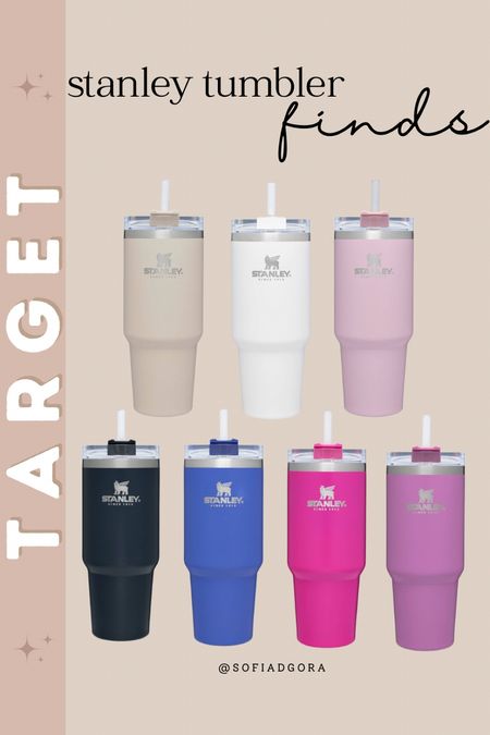 Stanley tumblers are now found at target! These are so great for everyday use. Helps you get your daily water intake!

#LTKHoliday #LTKFind #LTKGiftGuide