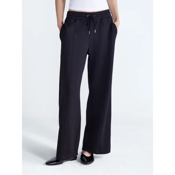Scoop Women's and Women's Plus Scubaknit Seamed Pants, Regular, Short Lengths, Sizes XS-4X | Walmart (US)